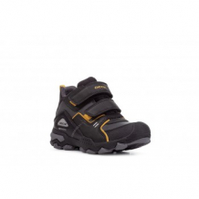 Купить ботинки зимние geox buller, черный, темно-желтый mothercare 997265936