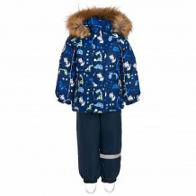 Купить комплект куртка/полукомбинезон kisu, цвет: синий ( id 11733178 )