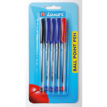 Купить шариковые ручки luxor "focus" 5 шт, 3 цвета ( id 8334252 )