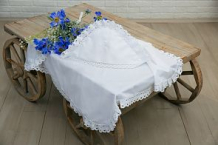 Купить крестильная пеленка alivia kids ажурный хлопок 100 х 100 см, цвет: белый ( id 9532545 )