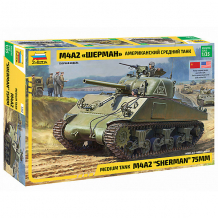 Купить сборная модель звезда американский средний танк м4а2 шерман ( id 16288469 )