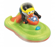 Купить hap-p-kid игрушка для купания пингвиненок на катере 4309t