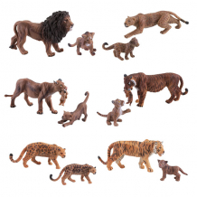 Купить игрики zoo tav005 фигурка &quot;хищники с потомством&quot;, 6 видов (в ассортименте)