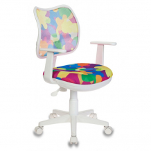 Купить бюрократ детское кресло (спина сетка) ch-w797/abstract ch-w797/abstract