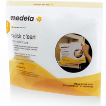 Купить пакеты quick clean для стерилизации в микроволновой печи. 5 шт/уп, medela ( id 3937727 )