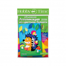 Купить объемная аппликация hobby time "ежик" из цветной бумаги ( id 12466618 )