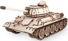 Купить конструктор eco wood art деревянный 3d ewa танк t-34 etk