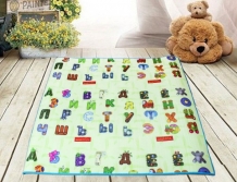 Купить игровой коврик babypol забавный алфавит с мишками 101182010