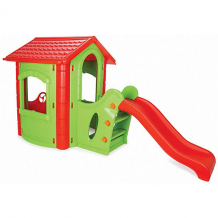 Купить игровой домик pilsan happy house slide, зеленый/красный ( id 11191917 )