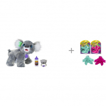 Купить интерактивная игрушка furreal friends коала кристи и 1 toy супер стрейчеры липнивец 11 см 