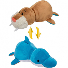 Купить мягкая игрушка-вывернушка 1toy дельфин-морж, 40 см ( id 10465708 )