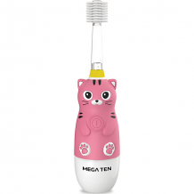 Купить детская электрическая зубная щетка megaten kids sonic "котенок" ( id 14081676 )