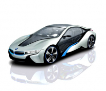 Купить rastar машина на радиоуправлении со световыми эффектами bmw i8 1:14 49600-11пц