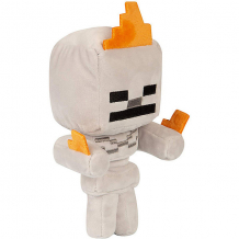 Купить мягкая игрушка minecraft happy explorer skeleton on fire, 18 см ( id 16438969 )