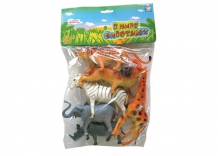 Купить 1 toy набор дикие животные 6 фигурок t50465
