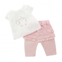 Купить одеждя для куклы mary poppins "футболка и штанишки", 38-43 см (розовый) ( id 7240548 )
