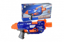 Купить zecong toys пистолет blaze storm с мягкими пулями на батарейках zc7033