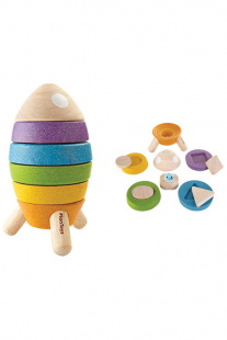 Купить пирамидка ракета plan toys ( размер: os ), 11434570