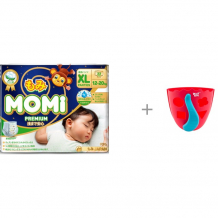Купить momi premium night подгузники-трусики xl (12-20 кг) 22 шт. с органайзером в ванную roxy-kids dino 