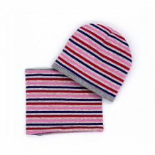 Купить комплект шапка/шарф nais, цвет: серый ( id 12512896 )
