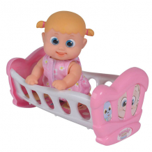 Купить bouncin' babies 803002 кукла бони с кроваткой, 16 см