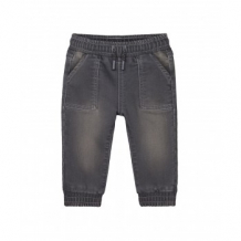 Купить джинсы с манжетами на резинке, темно-серый mothercare 4749101