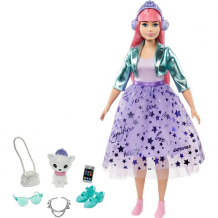 Купить mattel barbie gml77 барби набор barbie приключения принцессы кукла+питомец