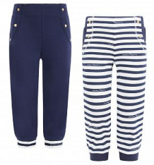 Комплект брюки 2 шт Lucky Child Лазурный берег, цвет: синий/белый ( ID 5776999 )