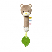 Купить развивающая игрушка babyono пищалка с прорезывателем мишка teddy 1431