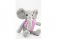 Купить мягкая игрушка unaky soft toy слоник фауст младший с розовым сердцем 22 см 0892922-33k