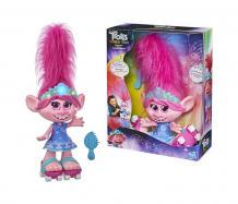 Купить интерактивная игрушка trolls кукла розочка танцующие волосы e9459rg0