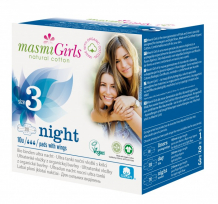 Купить masmi ультратонкие ночные гигиенические прокладки с крылышками для подростков 10 шт. 00567