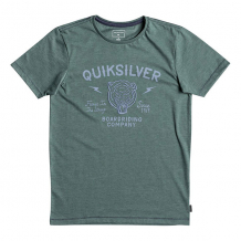 Купить футболка детская quiksilver oldcatvibes trellis heather зеленый ( id 1204422 )