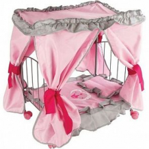 Купить мебель для куклы mary poppins кроватка с балдахином корона 47 x 31 x 53 см ( id 8747701 )