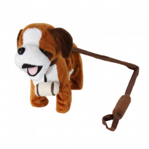 Купить интерактивная игрушка пушистые друзья собачка на жестком поводке jb500029 jb500029