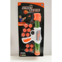 Купить 1 toy игрушечное оружие street battle с мягкими шариками 10 шт. т13647