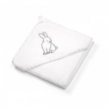 Купить babyono полотенце c велюром кролик 100х100 