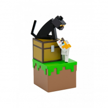 Купить minecraft фигурка adventure figures серия 3 cats with chest 10 см tm08451