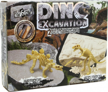 Купить danko toys набор для проведения раскопок dino excavation динозавры (стегозавр и тираннозавр) dex-01-03