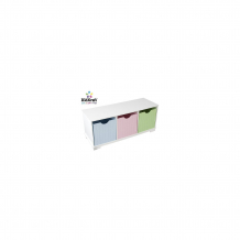 Купить скамья с ящичками для хранения kidkraft storage bench pastel ( id 13862065 )