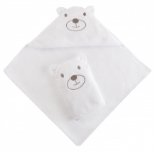 Купить наша мама полотенце-уголок и рукавичка мишка 0561