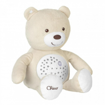 Купить мягкая игрушка chicco музыкальная с ночником проектором мишка 8015 