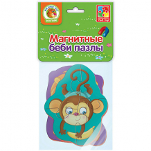 Купить мягкие магнитные vladi toys baby puzzle "львенок и обезьянка" ( id 12780375 )