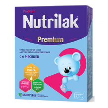 Купить молочная смесь nutrilak premium 2, с 6 мес, 350 г ( id 15149394 )