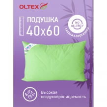 Купить ol-tex детская бамбуковая подушка со съемным чехлом 60х40 см вббт-46-10 вббт-46-10
