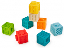 Купить развивающая игрушка happy baby кубики конструктор funny blocks 331872