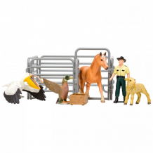 Купить masai mara набор фигурок животных на ферме (10 предметов) мм205-016