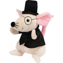 Купить мягкая игрушка fluffy family "сэр мышь", 20 см, бело-черная ( id 12969772 )