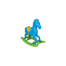 Купить качалка pilsan windy horse "лошадка", со стременами, голубая ( id 11390374 )