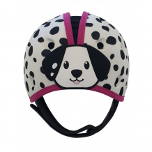 Купить safeheadbaby мягкая шапка-шлем для защиты головы далматин 1207